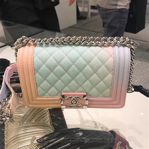 chanel rainbow bag|chanel small boy bag.